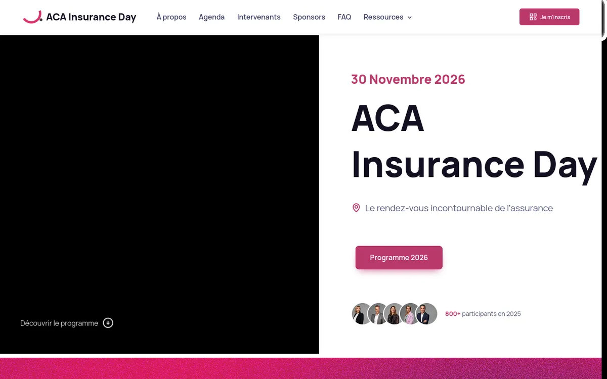 Screenshot of the acaid.lu website