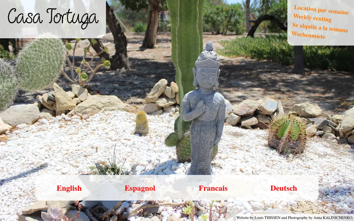 Screenshot of the summervilla.eu website